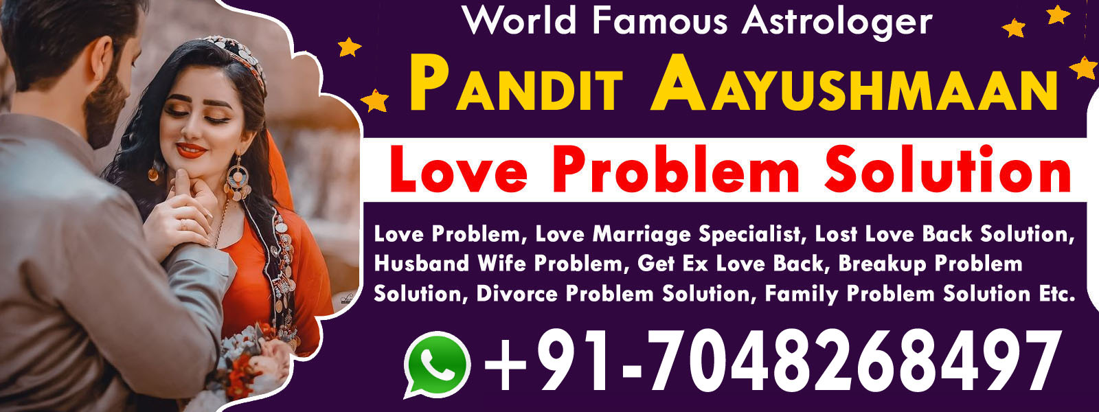 World Famous Astrologer Pandit Aayushmaan Ji +91-7048268497